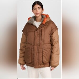 UGG Kristain Convertable Puffer Coat.